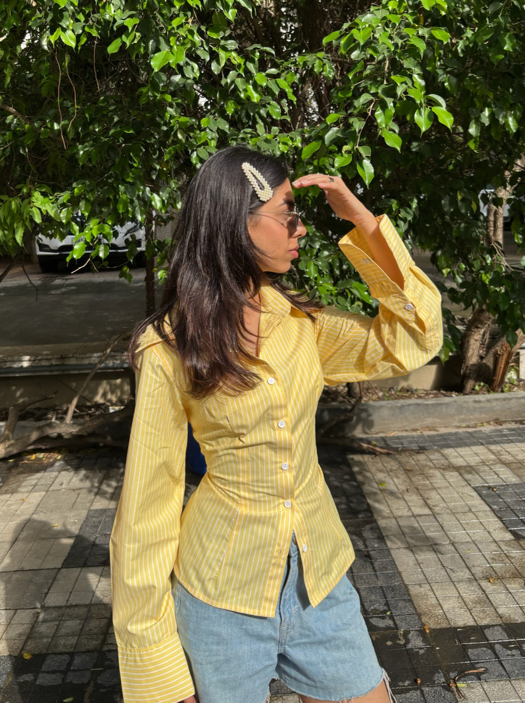 BIANCA SHIRT- Yellow image 0