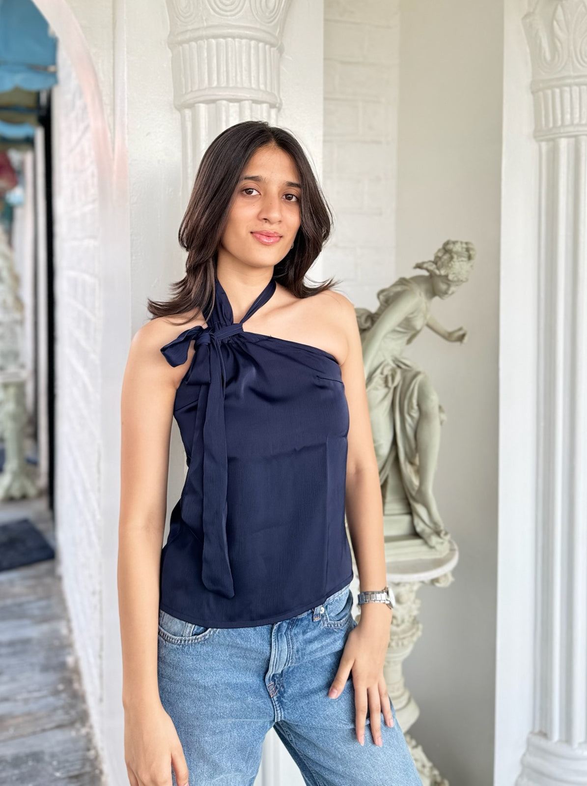 OCEANE DRAPED TOP image 0