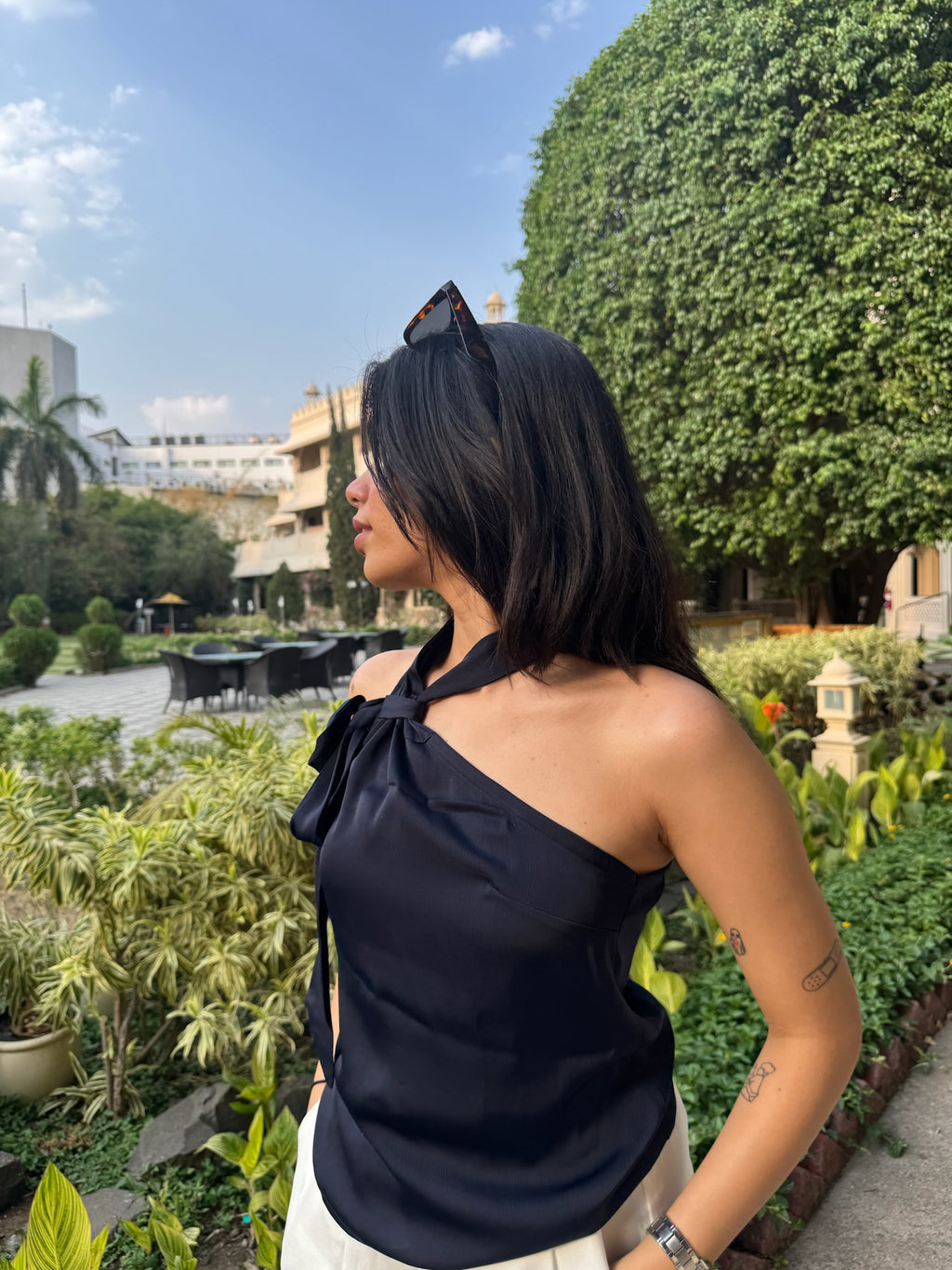 OCEANE DRAPED TOP image 1