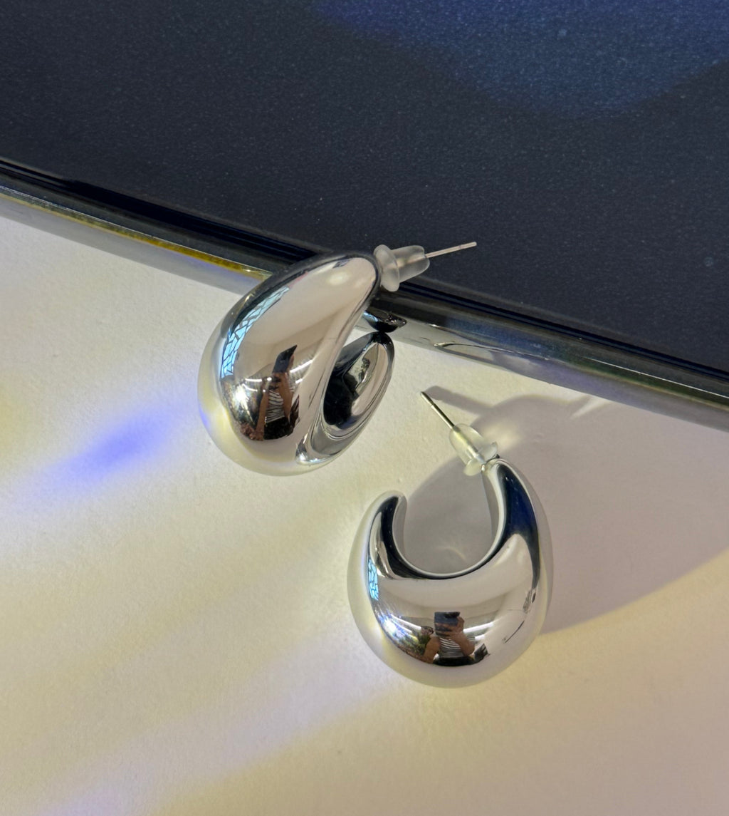 NOVA SILVER EARRINGS image 0