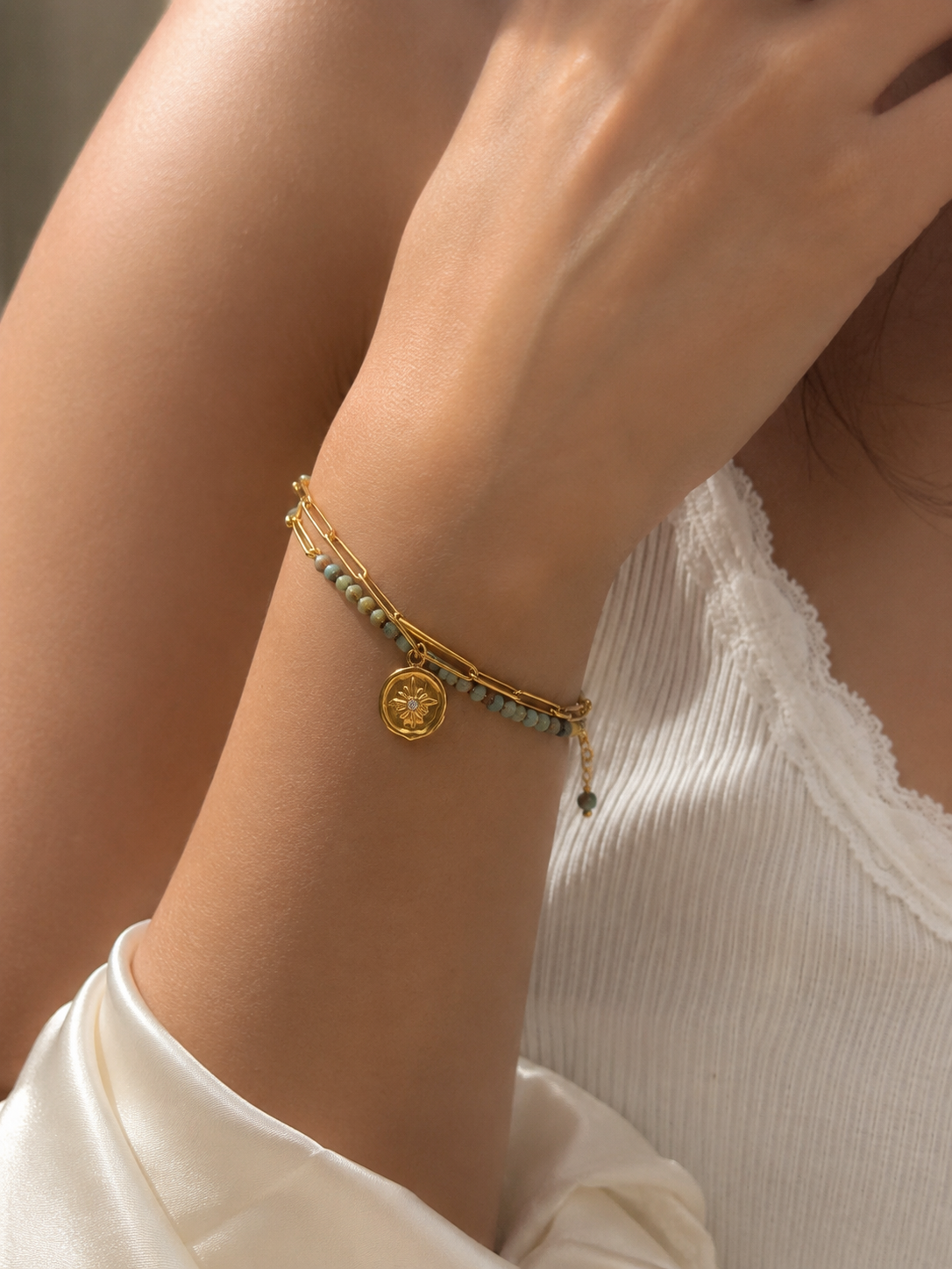 Moss Charm Bracelet