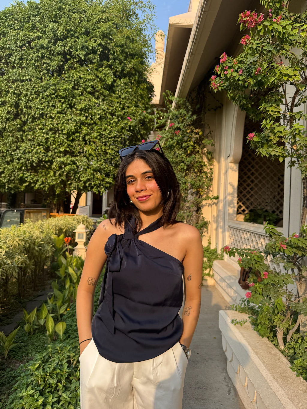 OCEANE DRAPED TOP image 2