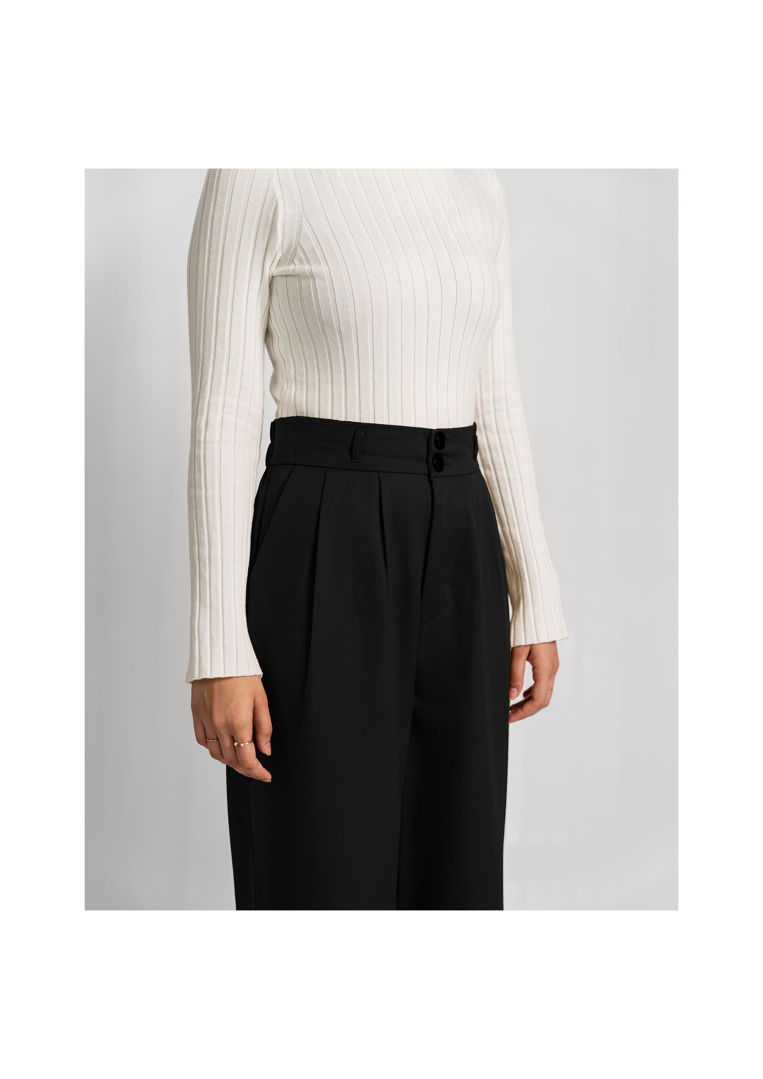 SEOUL TROUSERS - BLACK image 2