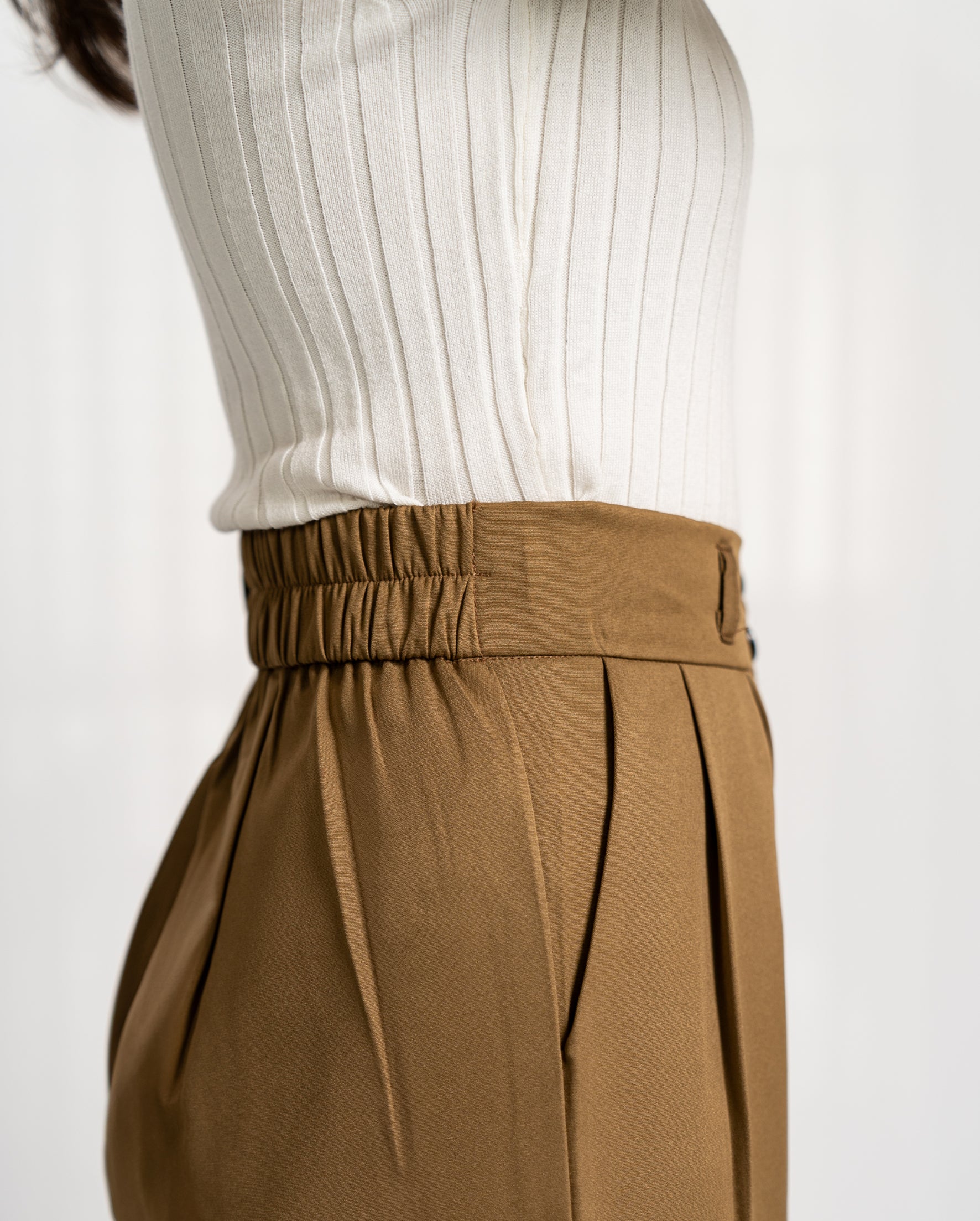 SEOUL TROUSERS - BROWN image 2