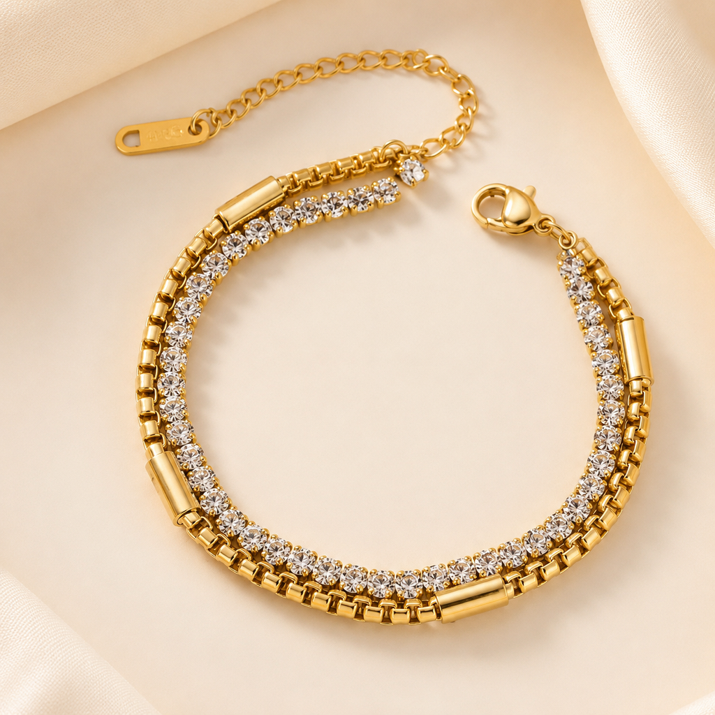 Noa Tennis Chain Bracelet