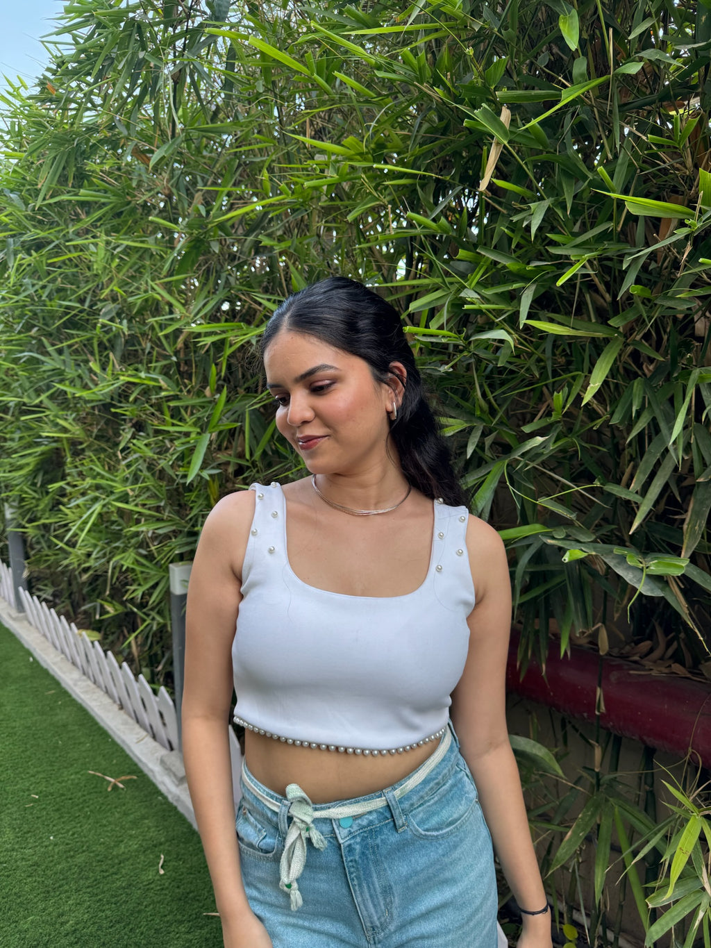 IRIS PEARL TOP- White