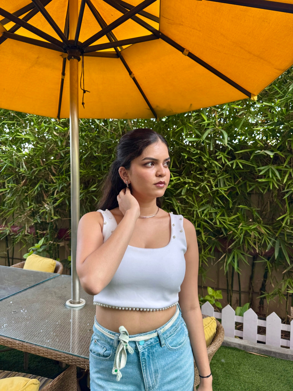 IRIS PEARL TOP- White