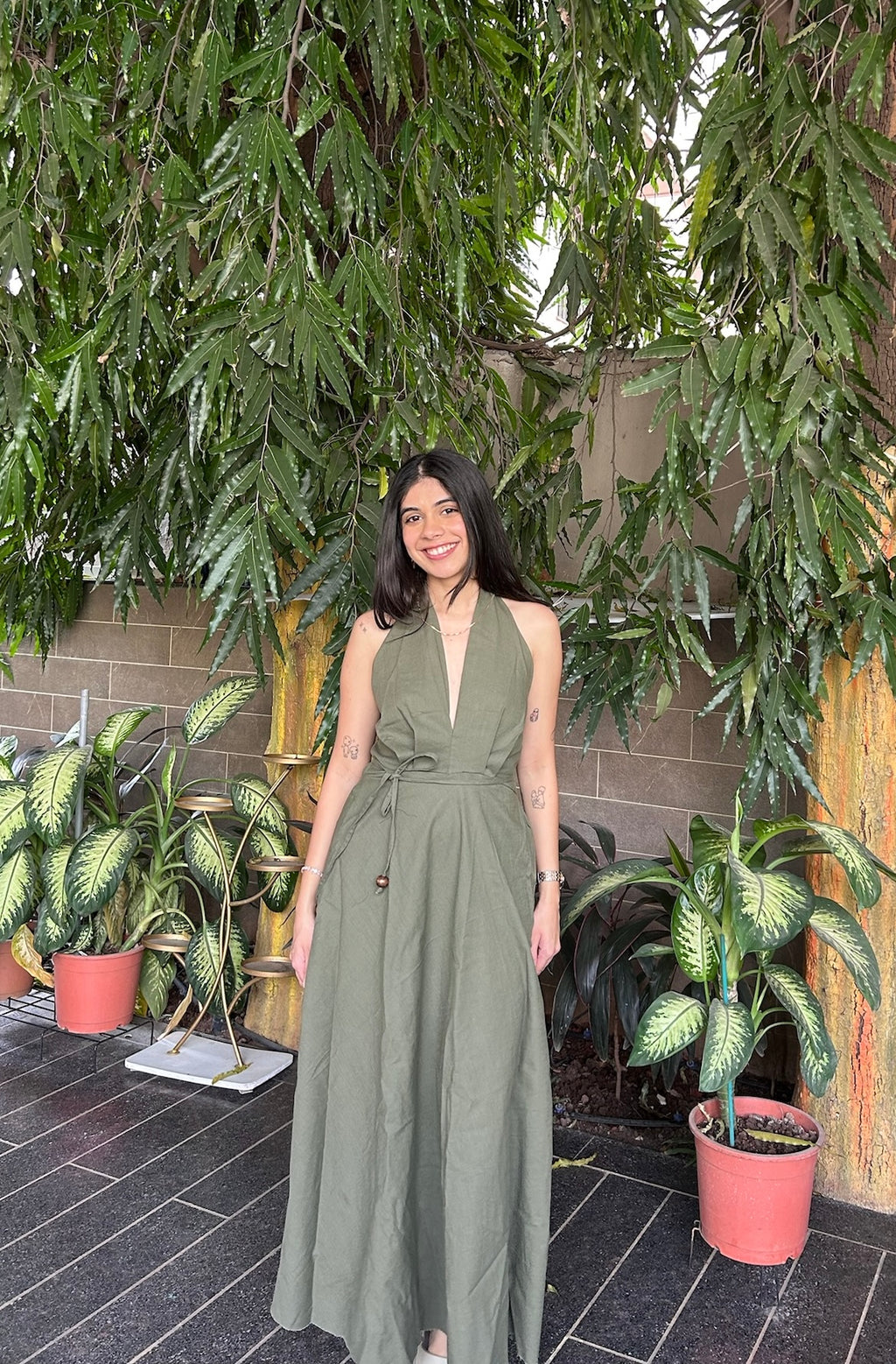 ELSA LINEN DRESS