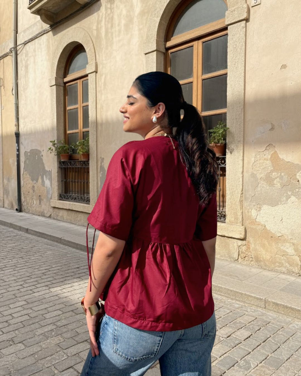 GOA TOP - Maroon