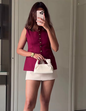 MAROON VEST