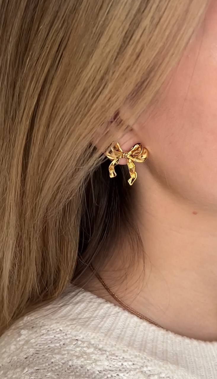BOW EARRINGS image 1