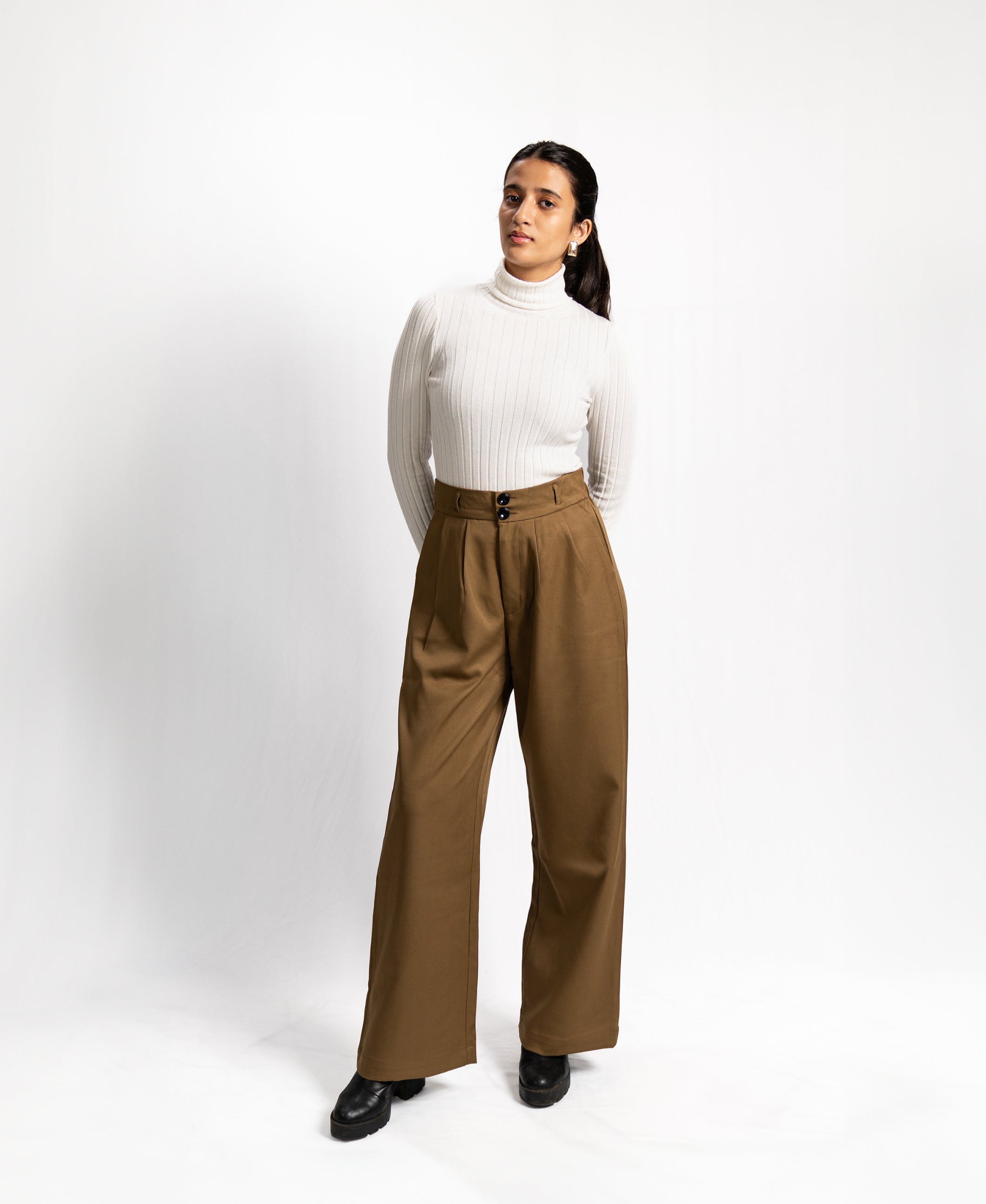 SEOUL TROUSERS - BROWN image 0