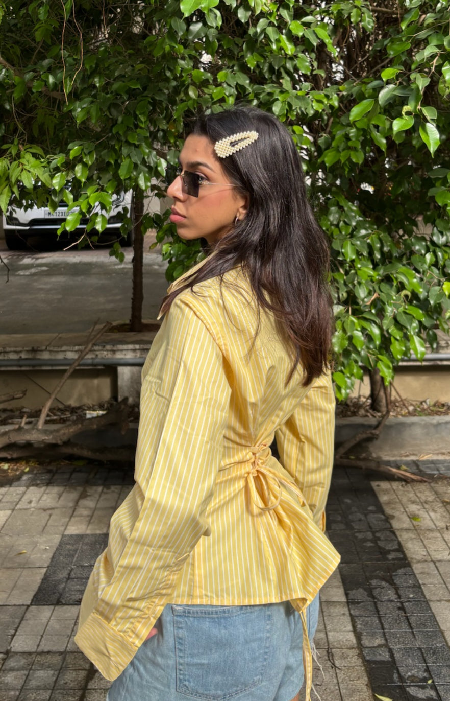 BIANCA SHIRT- Yellow image 2