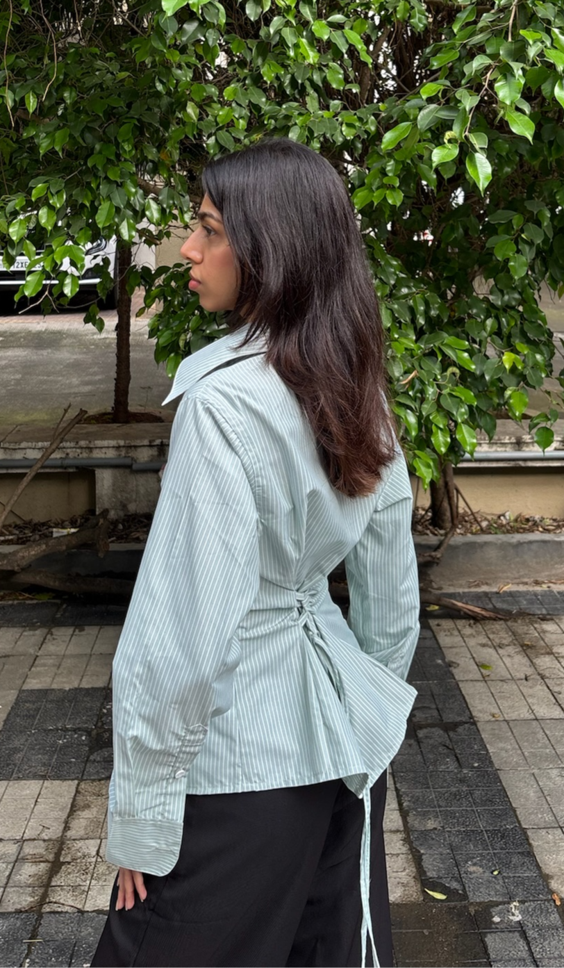 BIANCA SHIRT- Mint Green image 1
